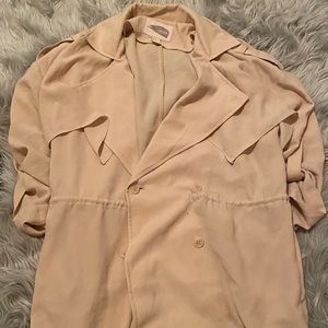 Beige blazer jacket